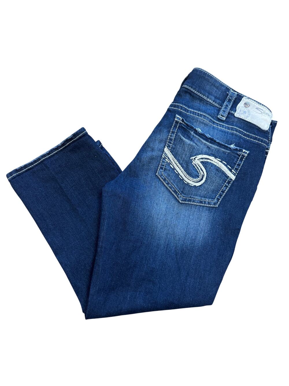 Silver Suki Jeans Mid Capri size 33